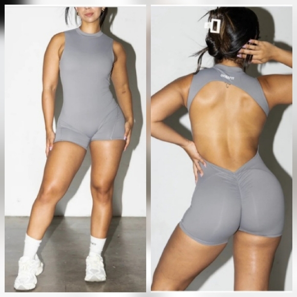 DIOSAFIT Jade Playsuit - Stone Medium - Picture 1 of 13